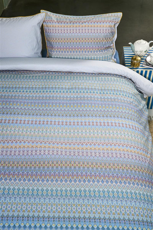 Pip Studio dekbedovertrek Ashanti - 200x200/220 cm - blauw