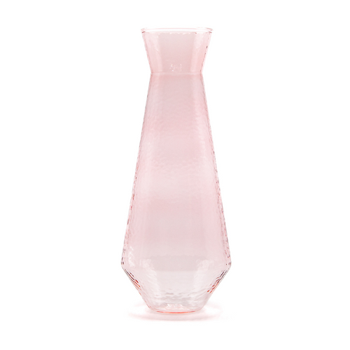 Brût Homeware Water glazen roze, set van 4.  Extra roze karaf voor € 4,95