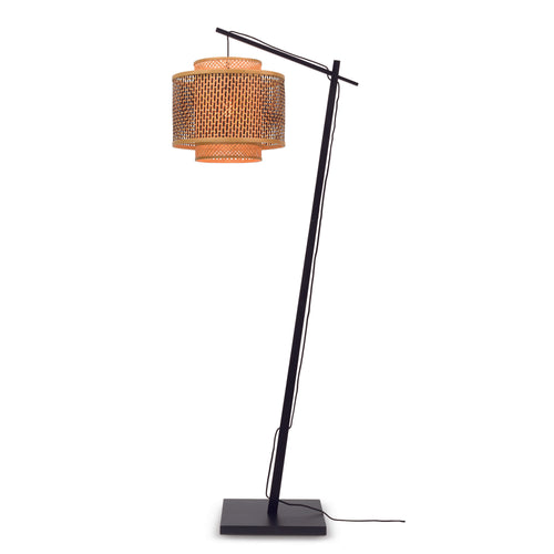 GOOD&MOJO vloerlamp Bhutan - bruin - Ø40cm - vtwonen shop