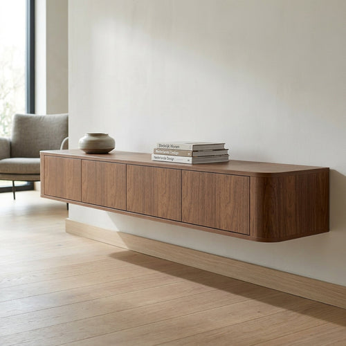 DÉJA Living Tv-meubel Lino - Walnoot - 240x40x25cm
