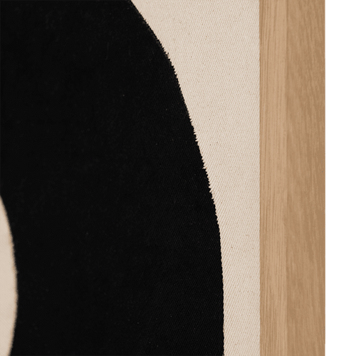 Urban Nature Culture wanddecoratie Ocaso B Black / Natural - 70x45x2.5cm - vtwonen shop