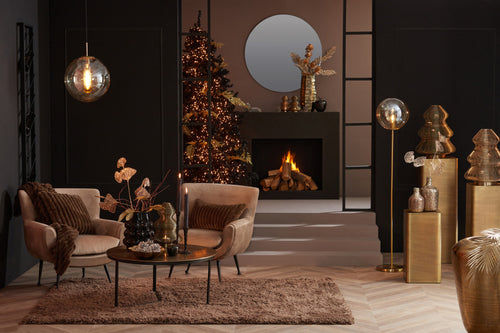 Light & Living vloerlamp MEDINA - Ø30x160cm - oranje - vtwonen shop