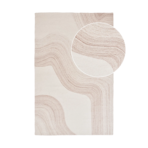 Artichok Caren Laagpolig vloerkleed - 230 x 200 cm - Beige