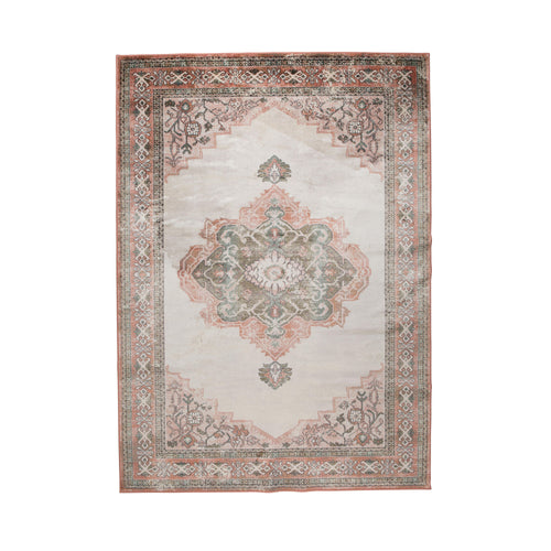 Dutchbone Mahal Vloerkleed Roze/Groen 200X300 - vtwonen shop