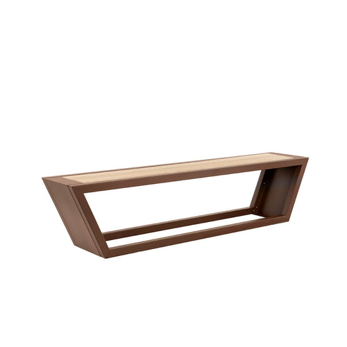 HOME DELUXE Stalen zitset KOBON Bruin - Made in Germany - 1 x bank - vtwonen shop