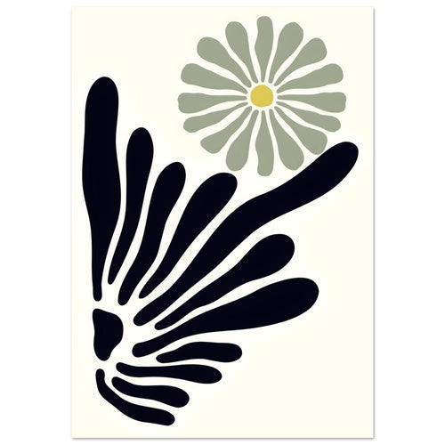 Artfulprints Poster Matisse – Floral symphony   - 30x40 cm - Zwart