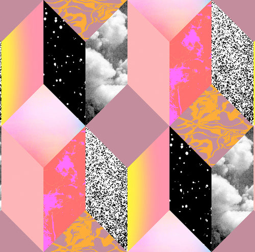 Walls4You behang geometrische vormen multicolor - 53 cm x 10 m - 640156 - vtwonen shop