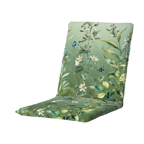 Madison stapelstoelkussen Elisa - groen - 97x49x5cm - set van 4