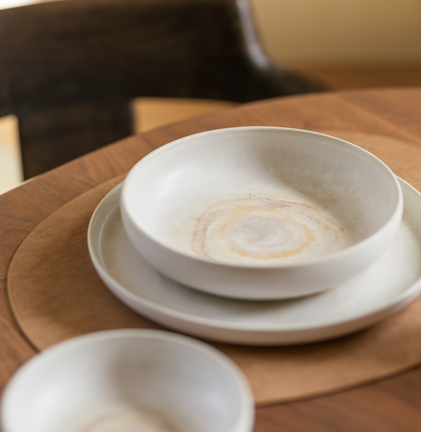 S|P Collection - Plat bord 21,5xH2cm sunrise Aquarel - Set van 4