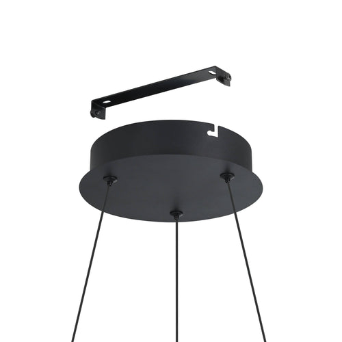 EGLO hanglamp Ruotale - led - ø 70 cm - zwart - vtwonen shop