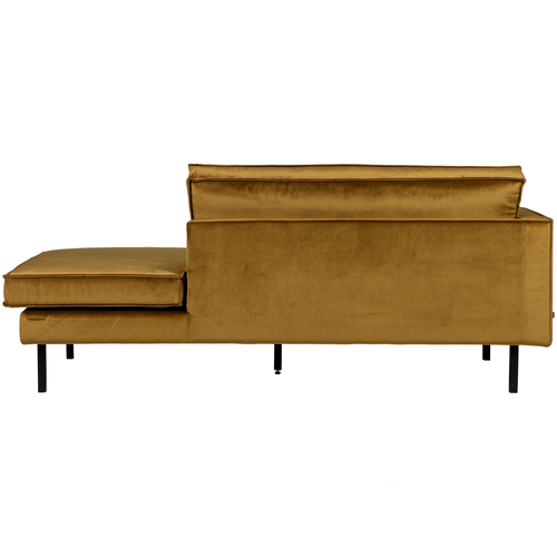 BePureHome daybed links Rodeo - Velvet - Honinggeel - 85x203x86 - vtwonen shop