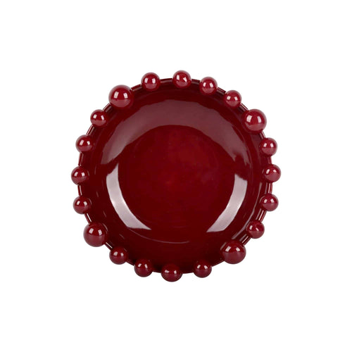 Present Time schaal Cadiz Dotty - rood - Ø21.7cm