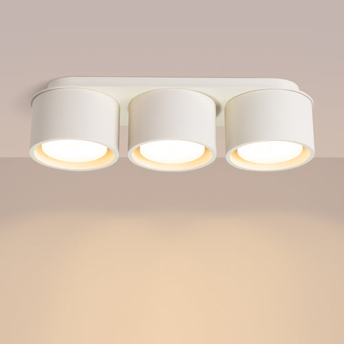 Sollux Lighting Plafondlamp MODO 3 beige Gx53 - 32,4x10,4x8,2cm