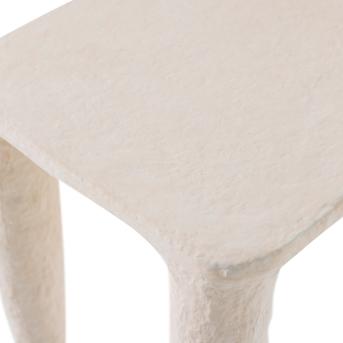 WOOOD lage bijzettafel Vion - Papier Mache - Off White - 40x40x40