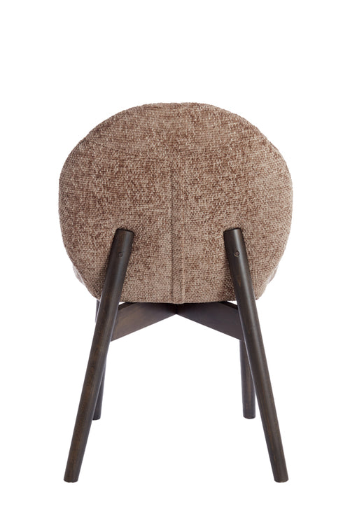 Light & Living eetkamerstoel SINOSA - 59x50x83cm - bruin - Set van 2 - vtwonen shop