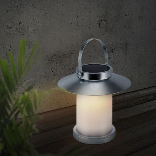 Nordlux Temple Draagbare Tafellamp Buiten | Solar | Ø23cm | LED | IP54 | Verzinkt | Seaside - vtwonen shop