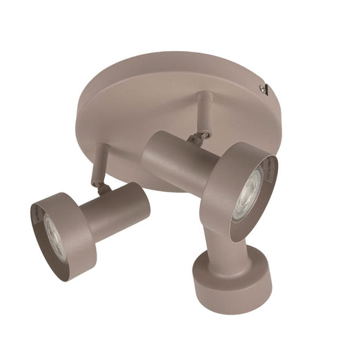 Freelight spot Lunata - 3 lichts - 20  x 15   cm - beige