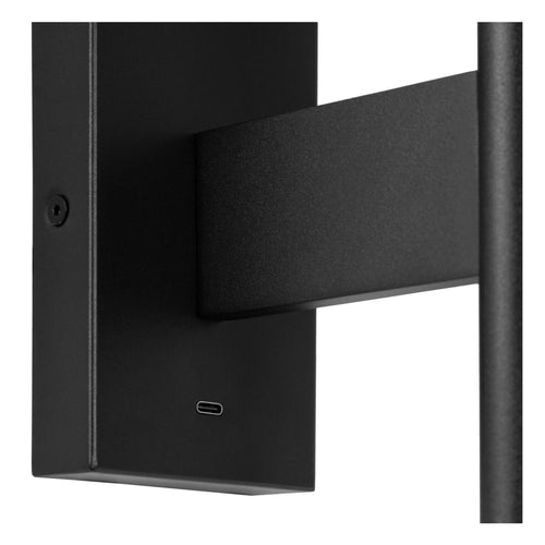 Lucide wandlamp FINAN - Geïntegreerde LED - Zwart