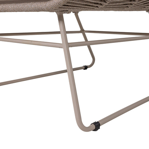 WOOOD loungestoelen tuin Grace - Staal/Touw - 81x75x70 - Set van 2