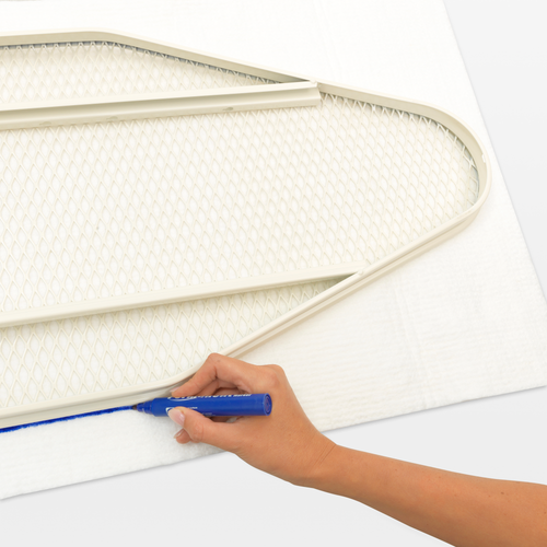 Brabantia Viltlaag E, 135x49 cm - White