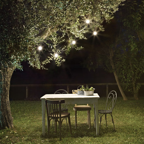 Ideal Lux Fiesta - 5-lichts hangende staaflamp zwart IP44
