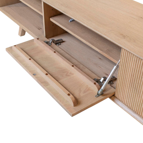 DÉJA Living Tv-meubel Melide - Naturel Eiken - 200x40x45cm