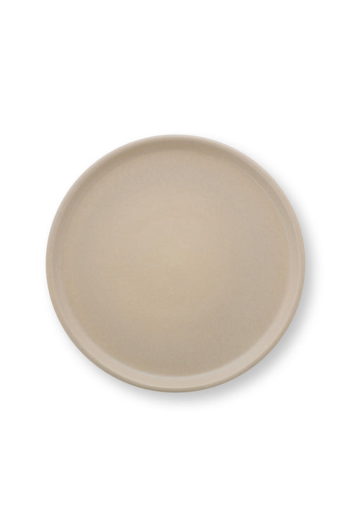 vtwonen - Ontbijtborden - Grijs - Keramiek - 17cm - Serviesset van 4