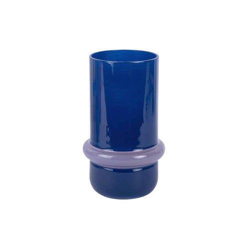 Present Time vaas Animado Anillo Medium - blauw - Ø13.5cm