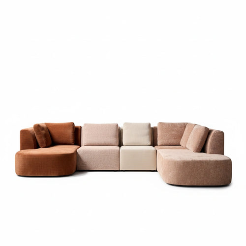 MySofa U-Bank Blocks - Multi Stof - 335x230x80cm