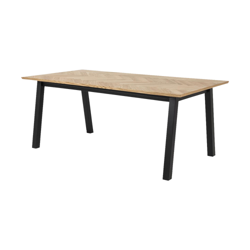 Lisomme Hilly houten eettafel visgraat - 180 x 95 cm - vtwonen shop