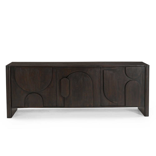 Starfurn Tv-meubel Zana - Donkerbruin Hout - 150x40x55cm