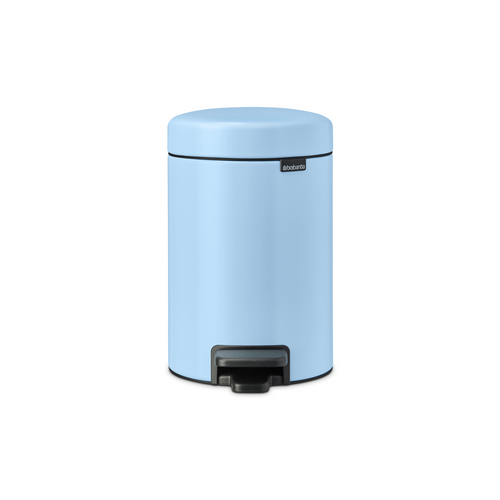 Brabantia NewIcon Pedaalemmer, 3 liter, kunststof binnenemmer - Dreamy Blue