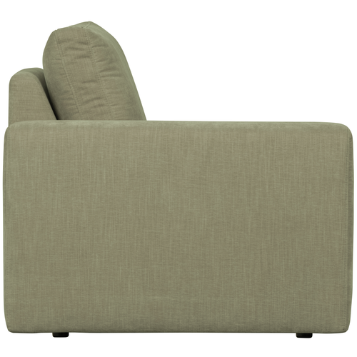 vtwonen 1-zits bank element met arm links Family - Polyester - Groen - 85x115x98
