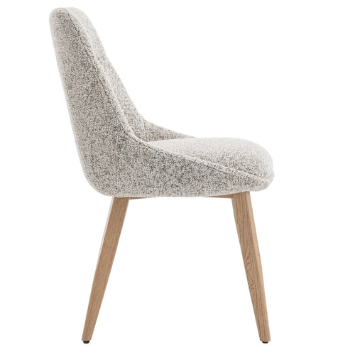 DÉJA Living Eetkamerstoel Malou - Beige/Naturel - Set van 2 - vtwonen shop