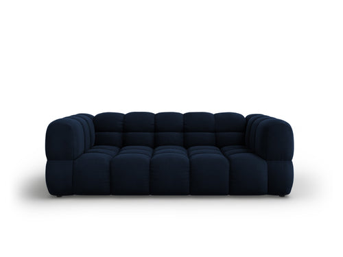 Cosmopolitan Design Bank Sky 3-zits, flueel, koningsblauw - 102x214x70cm