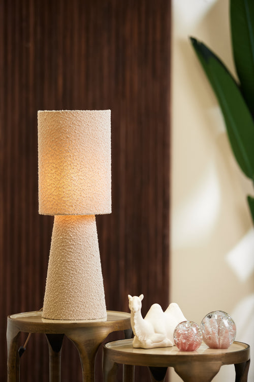 Light & Living tafellamp MICKY - Ø20x57.5cm - bruin - vtwonen shop