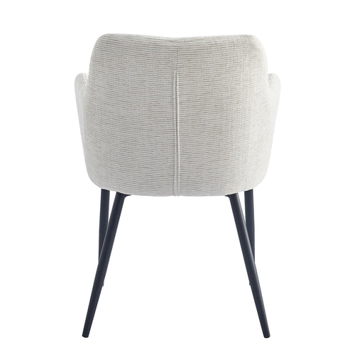 Livingfurn eetkamerstoel Bronco Sand - stof - set van 2 - vtwonen shop