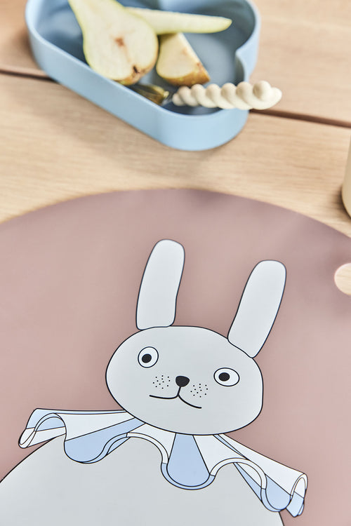 OYOY Placemat Rabbit - silicone - vtwonen shop