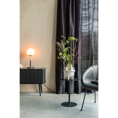 Zuiver Snow Bijzettafel Rond 35 cm Metaal Zwart