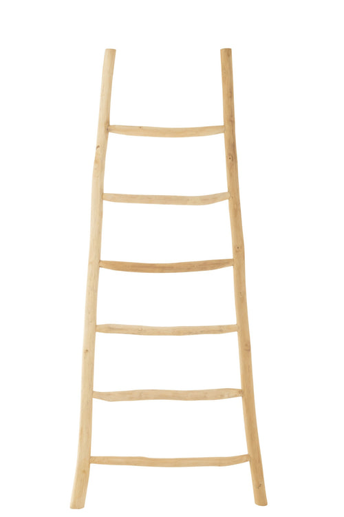 J-Line decoratie Ladder 6 Stappen - hout - naturel