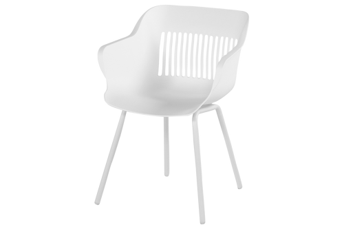 Hartman Tuinstoel Jill Rondo - Wit Kunststof - Set Van 2 - vtwonen shop