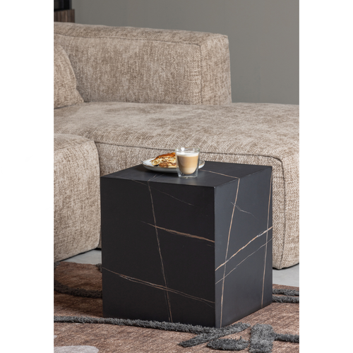WOOOD hoekbank rechts Bean - Melange - Travertin - 73x305x96