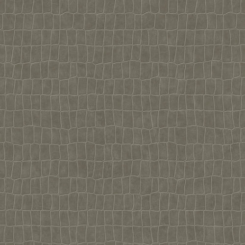 ESTAhome behang krokodillenhuid vergrijsd bruin - 53 cm x 10.05 m - 139186