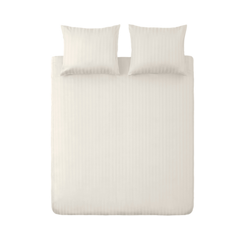 Ten Cate dekbedovertrek - 100% katoensatijn - 140x200/220 - naturel