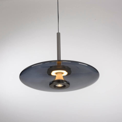 Neuhaus PURE hanglamp E-Vitrum - 1 lichts - 45  x 240   cm - antraciet