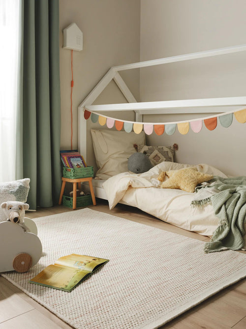 benuta kindervloerkleed Rocky - roze - 90x130 cm