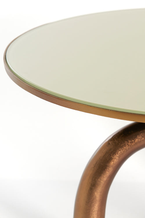 Light & Living salontafel MELLO - Ø76x40cm - bruin
