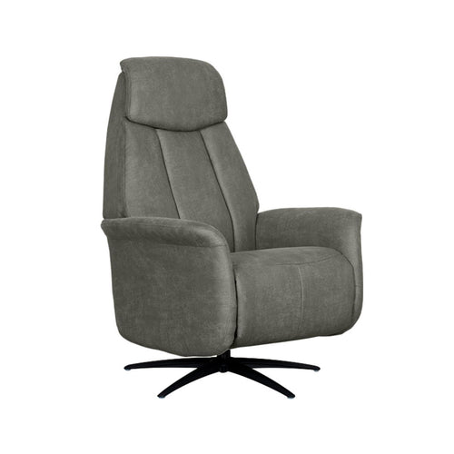 LABEL51 Fauteuil Oslo Elektrisch - Taupe Stof - Draaibaar - vtwonen shop
