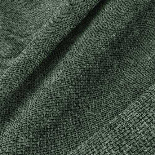 Premium Interiors - Linkerhoekbank HANA - geweven fluweel olijfgroen 260cm