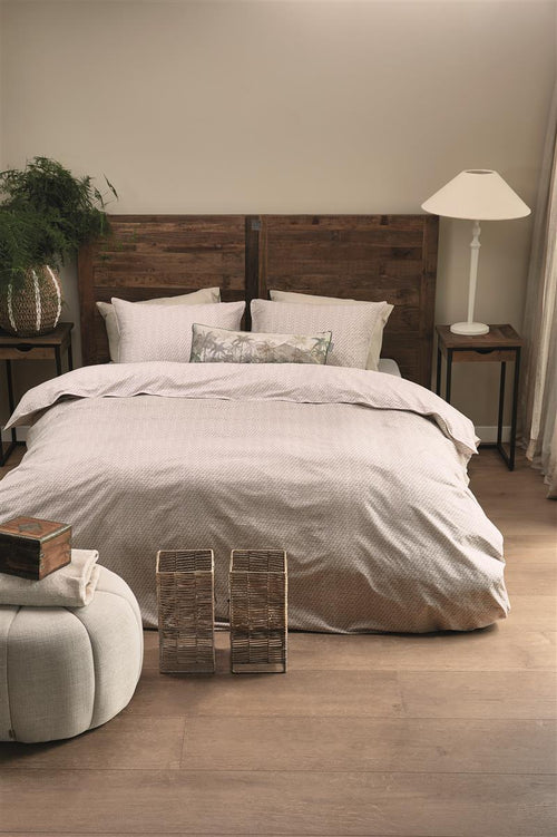 Riviera Maison dekbedovertrek Bambu - 200x200/220 cm - zand